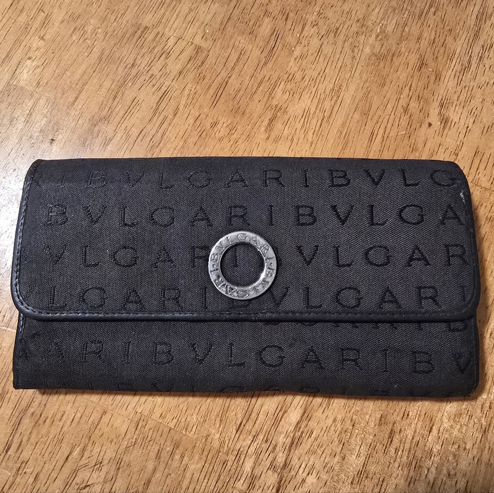 Bvlgari Monogram Black Wallet
